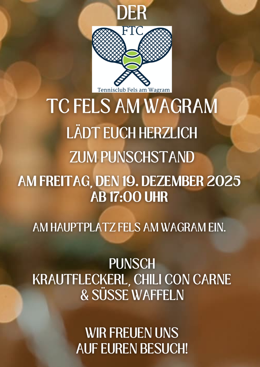 Punschstand des TC Fels am Wagram